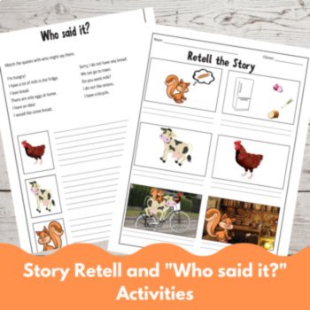 Mark Is Hungry ESL Short Story, Comprehensible Input ELL Lesson, image 3