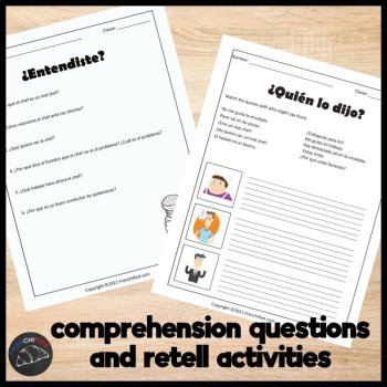 Beginning Spanish Short Story & Reading Comprehension - CI Lesson El Mal Chef, image 3