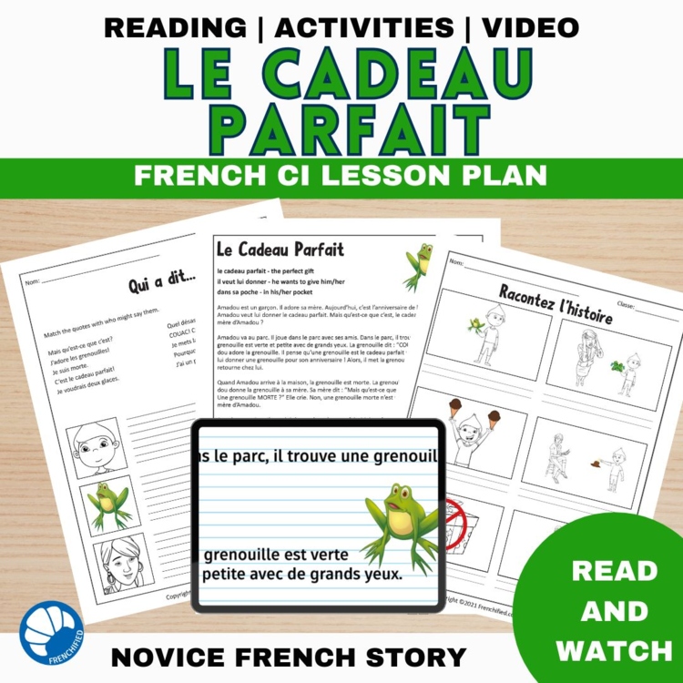 Beginning French Short Story & Reading Comprehension | Comprehensible Input