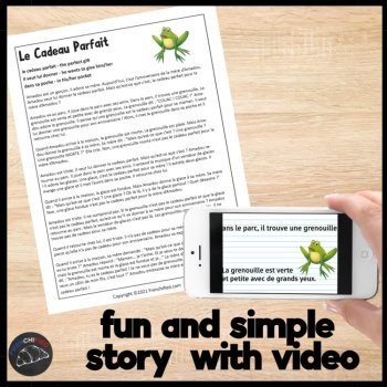 Beginning French Short Story & Reading Comprehension | Comprehensible Input, image 2