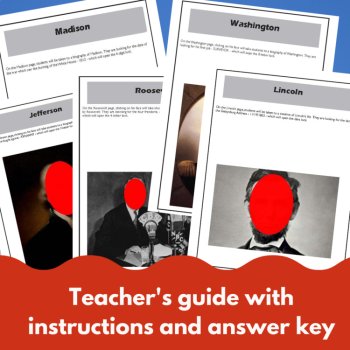 Presidents Day Digital escape room high school social studies US history, image 2