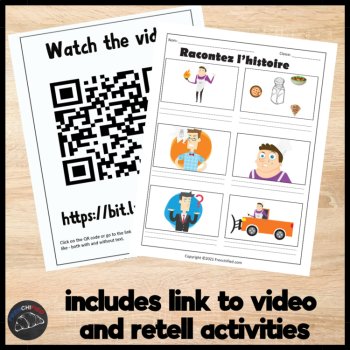 Novice French Comprehensible Input reading comprehension activity Mauvais Chef, image 4