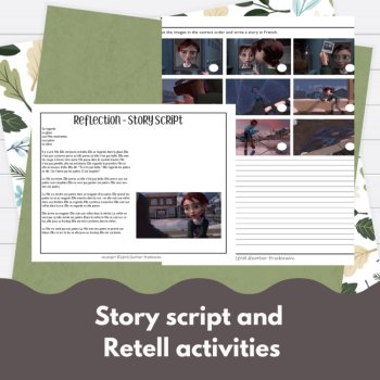 Movie Talk French Bundle 4 | Listening and Reading Activities, image 3