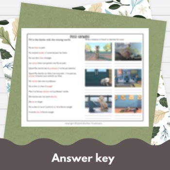 Movie Talk French Bundle 4 | Listening and Reading Activities, image 4