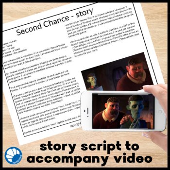 French listening comprehension activity CI movie talk - Second Chance, image 2
