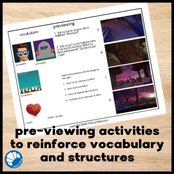 French listening comprehension activity CI movie talk - Second Chance, image 3
