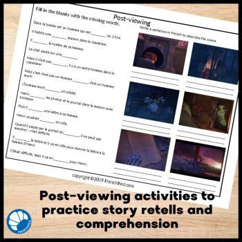 French listening comprehension activity CI movie talk - Second Chance, image 4
