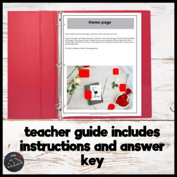 French Valentines Day digital escape room la Saint Valentin activity, image 4