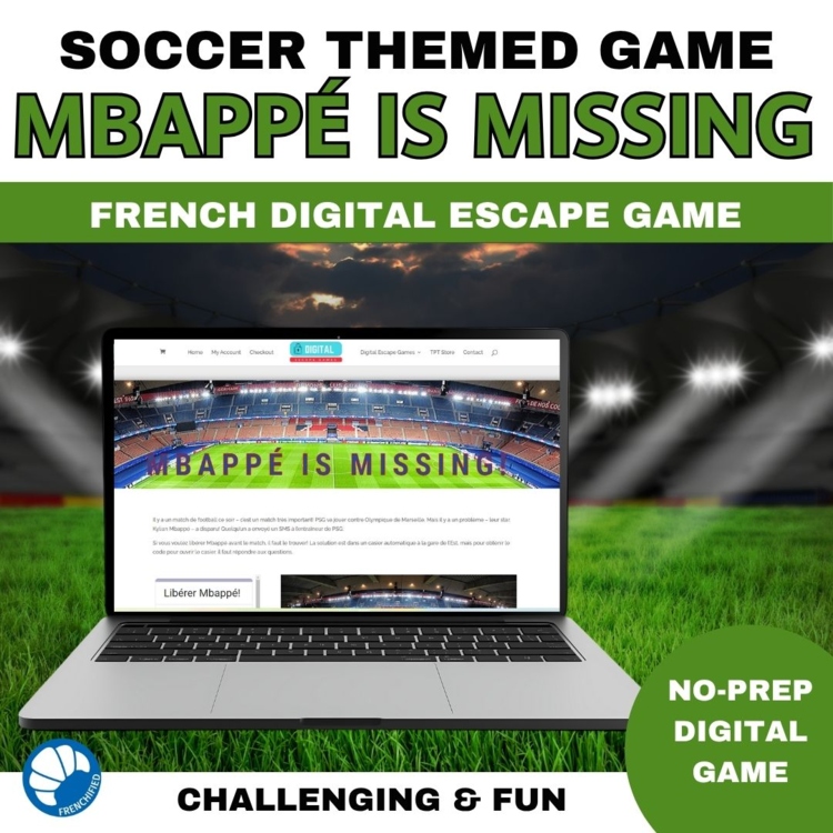 French Soccer Digital Escape Room | Mbappé Is Missing