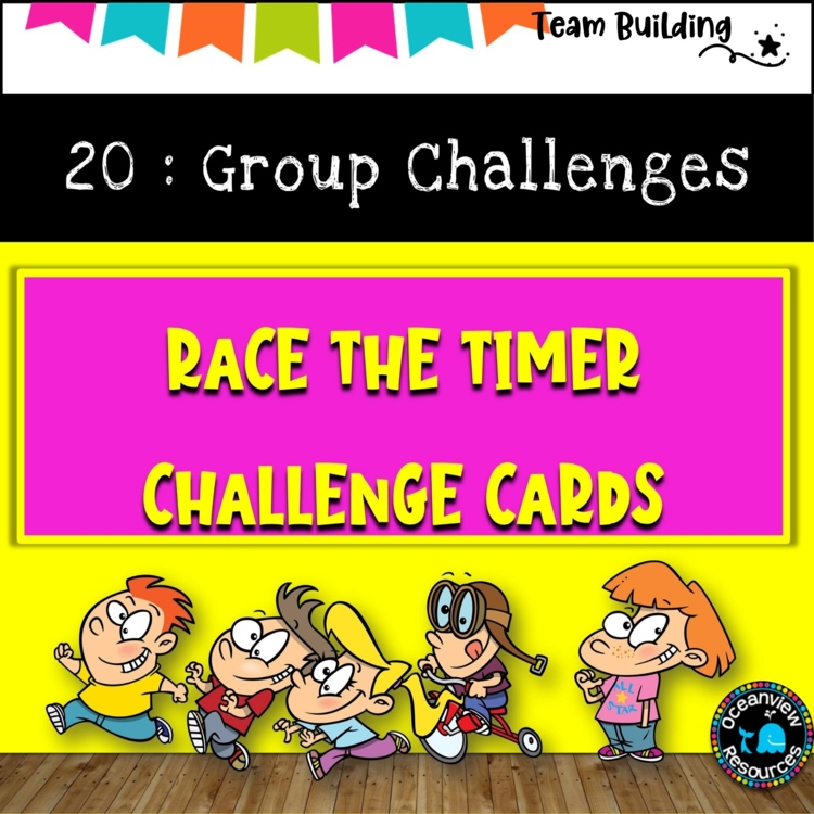 team building Challenge Cards – fun,brain breaks, cooperation