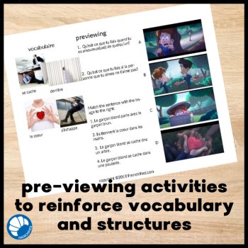 Pride Month activities LGBTQ French movie talk comprehension activity, image 3