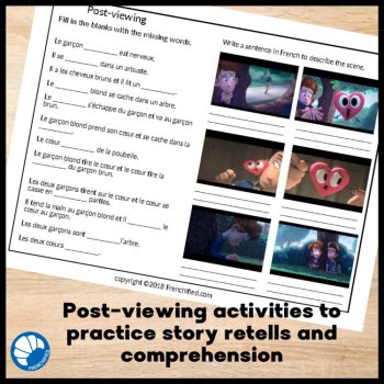 Pride Month activities LGBTQ French movie talk comprehension activity, image 4