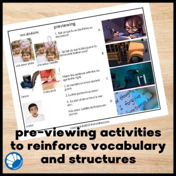 French listening comprehension activity CI movie talk - Spellbound, image 3