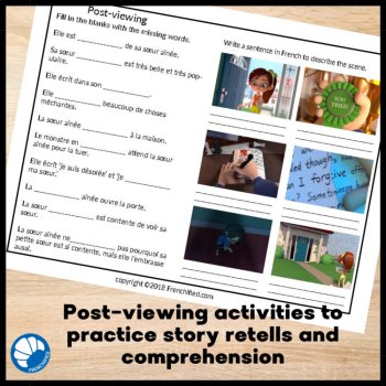 French listening comprehension activity CI movie talk - Spellbound, image 4