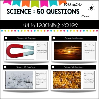 50 open ended Science Questions for curious minds.  Bell ringers or warm ups, image 4