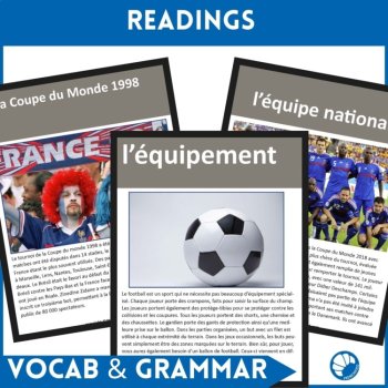 French Soccer Reading Comprehension French World Cup Football Coupe du Monde, image 2