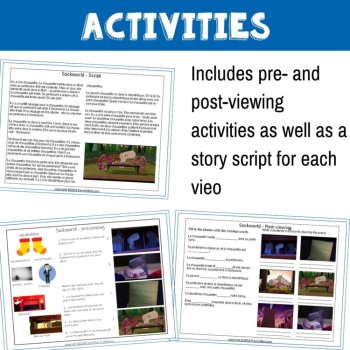 French Movie Talk Bundle | Listening & Reading Comprehensible Input, image 2