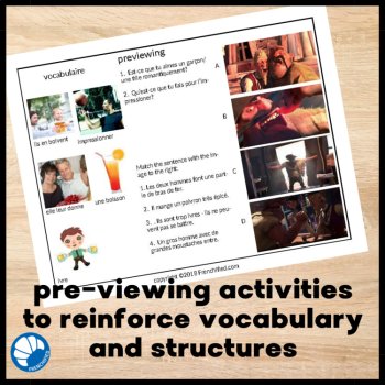 Beginning French Movie Talk Listening Activity Comprehensible Input Mezcaliente, image 3