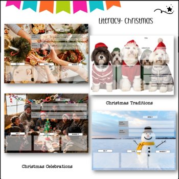 Christmas Quick-Write Prompts – Writing Fluency Activity, image 3