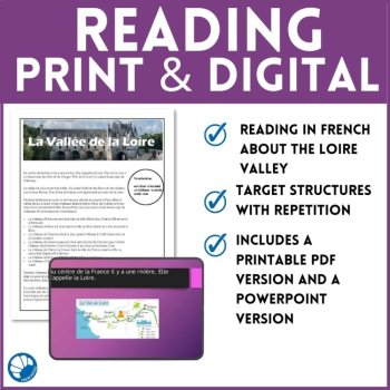 Chateaux de la Loire French Reading | French Comprehensible Input Lesson, image 3
