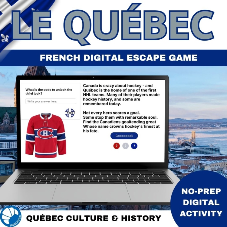 Québec Escape Room | Canada Culture Activity in English and French