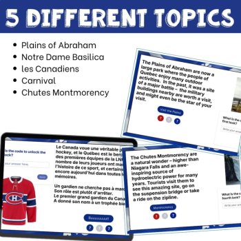 Québec Escape Room | Canada Culture Activity in English and French, image 3