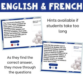 Québec Escape Room | Canada Culture Activity in English and French, image 4