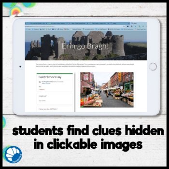 St Patrick's Day activity digital escape room High school Irish culture/history, image 3