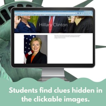 Womens History Month Digital Escape Room Modern American Women, image 4