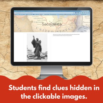 Womens History Month Digital Escape Room US History Historical American Women, image 4