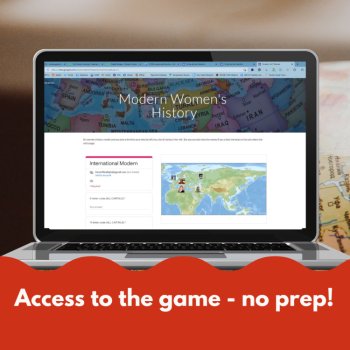 Womens History Month Digital Escape Room Modern women of the world, image 3