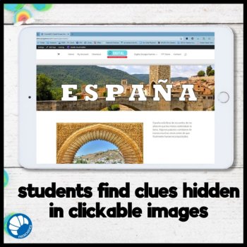 España Spain Digital Escape Room in English AND Spanish activities culture, image 3