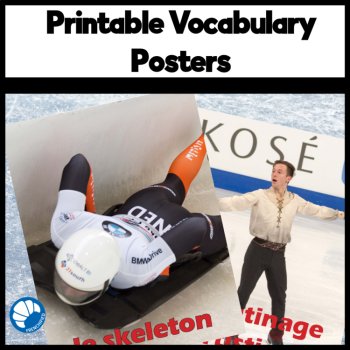 Les sports d'hiver French Winter sports reading comprehension activities, image 2