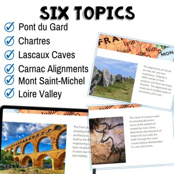 French history and culture Digital Escape Game France no-prep cultural activity, image 3