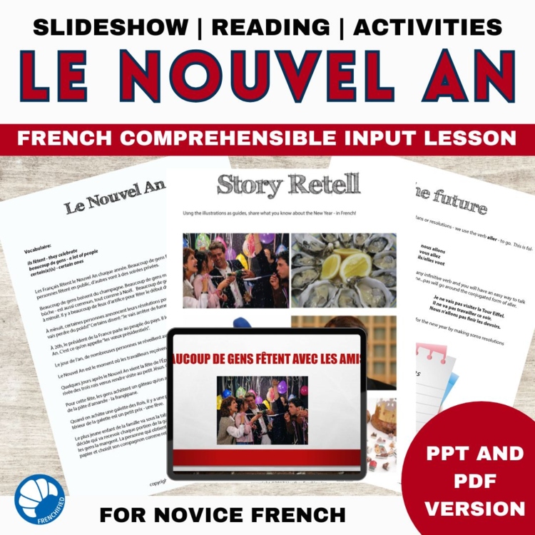 Le Nouvel An | New Years French Activities & Reading