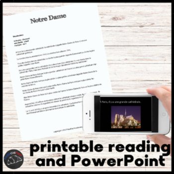 French Lesson Plans Nonfiction Bundle #2 Comprehensible Input - novice French, image 2