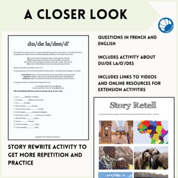 Beginning French Lesson Plan, Francophone Africa Comprehensible Input Reading, image 4