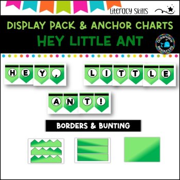 Unit 11- Stage 1: DISPLAY PACK- HEY, LITTLE ANT! including anchor charts, image 4