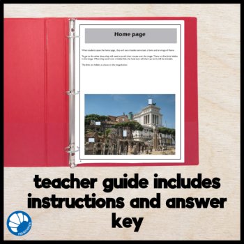 Ancient Rome Escape Room Roman History Activity for High School social studies, image 4
