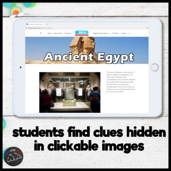 Ancient Egypt escape room high school history ancient civilizations activities, image 3