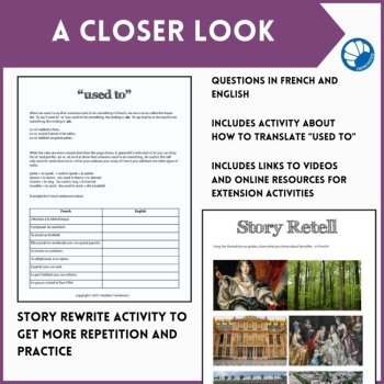 Beginning French Reading Comprehensible Input Lesson Plan Versailles, image 4