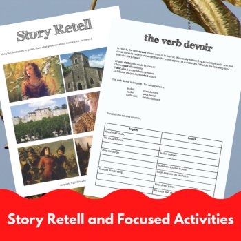 Joan of Arc Activity | Beginning French Comprehensible Input Reading Lesson, image 3