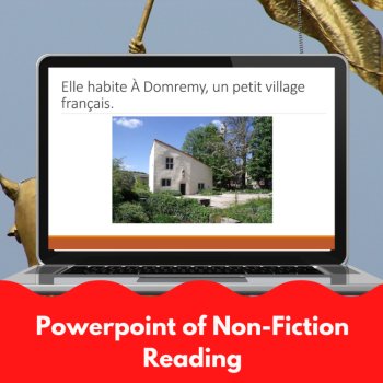 Joan of Arc Activity | Beginning French Comprehensible Input Reading Lesson, image 4
