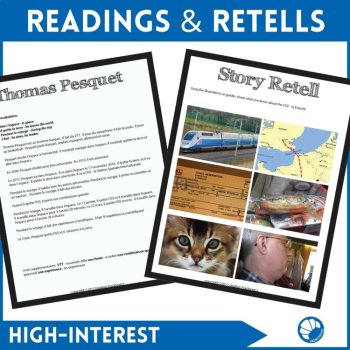 Beginning French Lesson Plans Nonfiction Bundle #1 Comprehensible Input, image 2