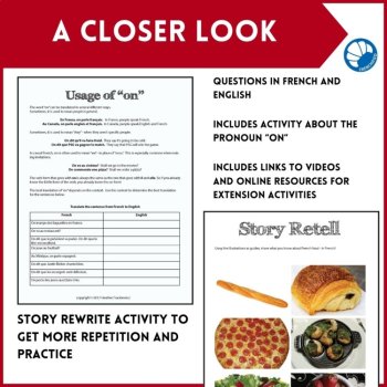 French Food Lesson for Beginners | Comprehensible Input Reading, image 4