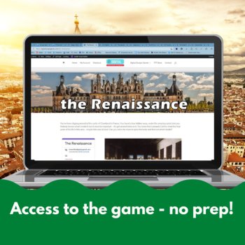The Renaissance period High School World History Digital Escape Room, image 3