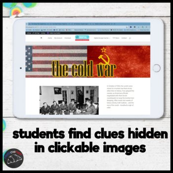 Cold War Digital Escape Room High School History Activity US World History, image 3
