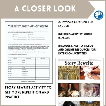 Comprehensible Input Paris lesson Beginning French La Ville de Paris reading, image 4