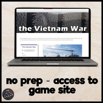 US History Escape Room Vietnam War Review Game World history Digital Escape, image 3