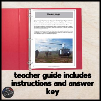 US History Escape Room Vietnam War Review Game World history Digital Escape, image 4